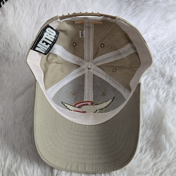 Ducati Meccanica Bologna Snapback Hat Tan Metro L/XL - Picture 5 of 6